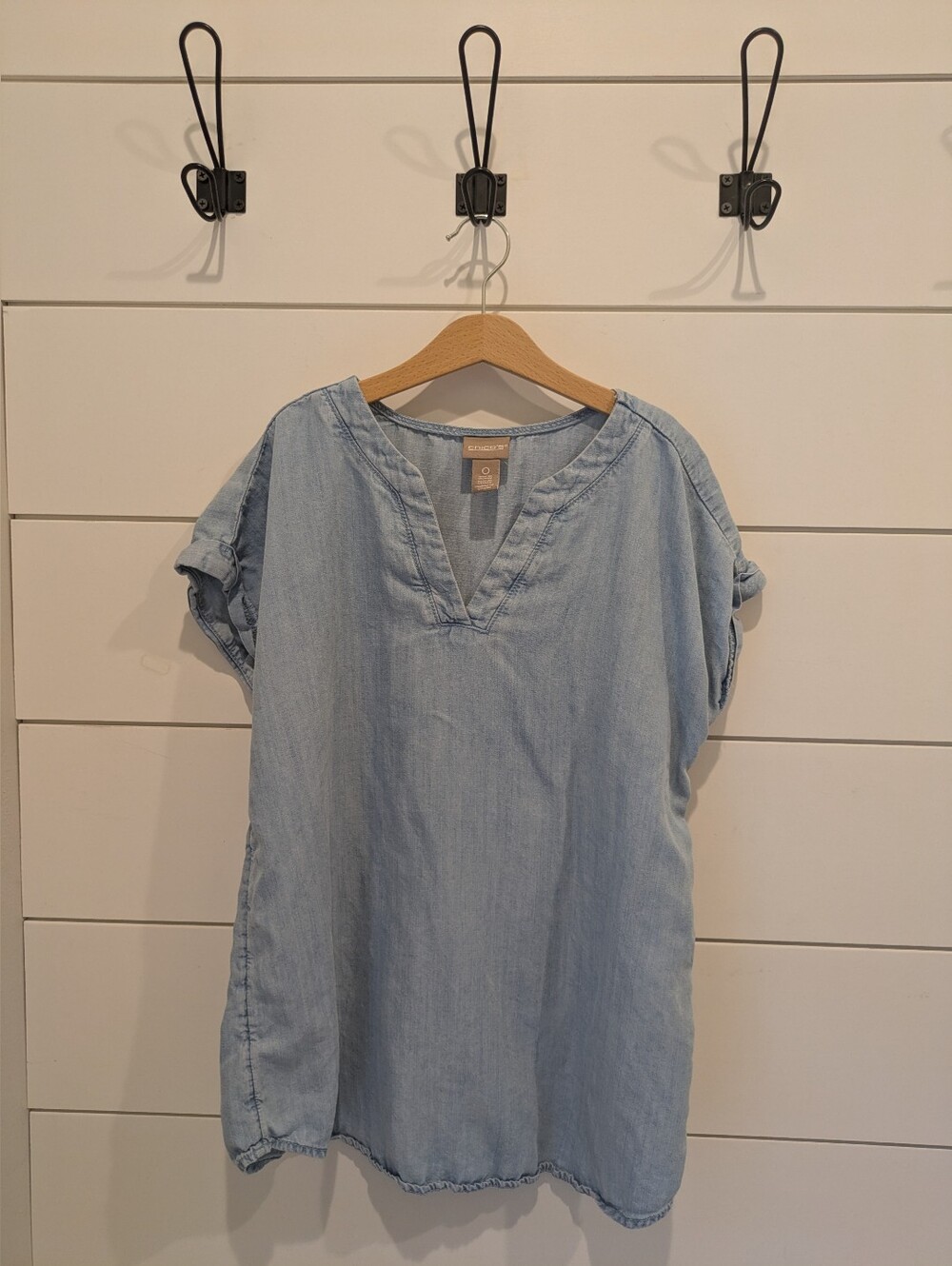 Chico's Chambray Shirt, Size 0